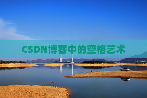 CSDN博客中的空格艺术